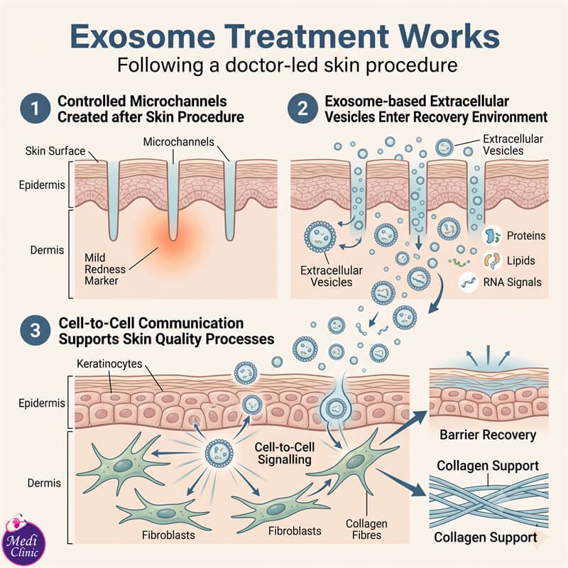 Doctor-led exosome skin treatment at Medi Clinic JB Doctor-led exosome skin treatment at Medi Clinic JB