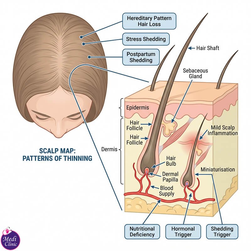 Doctor-led hair loss treatment consultation in Johor Bahru Doctor-led hair loss treatment consultation in Johor Bahru