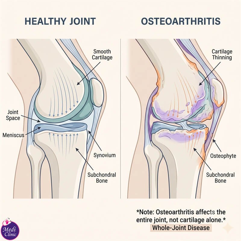Doctor-led knee osteoarthritis assessment at Medi Clinic JB Doctor-led knee osteoarthritis assessment at Medi Clinic JB