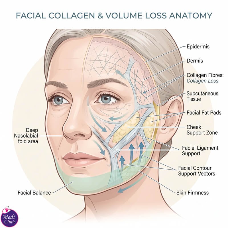 Doctor performing Sculptra biostimulator treatment in Johor Bahru Doctor performing Sculptra biostimulator treatment in Johor Bahru