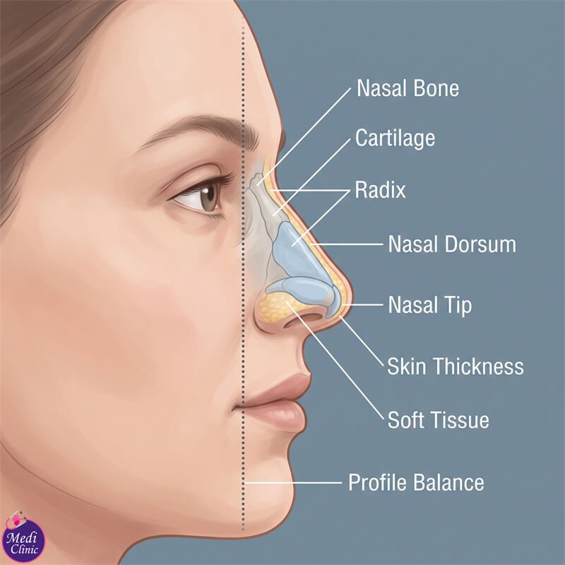 Doctor performing nose filler treatment at Medi Clinic Johor Bahru Doctor performing nose filler treatment at Medi Clinic Johor Bahru