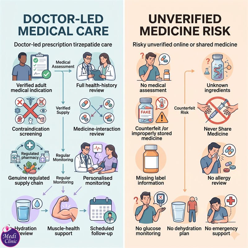 Doctor planning a metabolic health programme for patient from Singapore at Medi Clinic JB Doctor planning a metabolic health programme for patient from Singapore at Medi Clinic JB