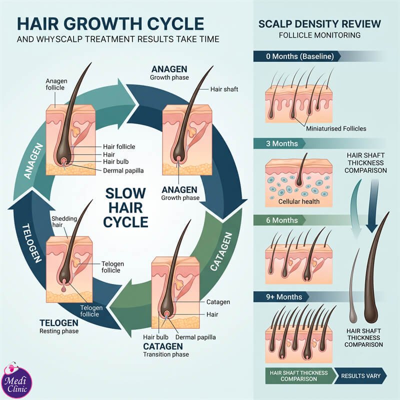 Improved scalp environment after doctor-led PDRN therapy at our JB clinic Improved scalp environment after doctor-led PDRN therapy at our JB clinic