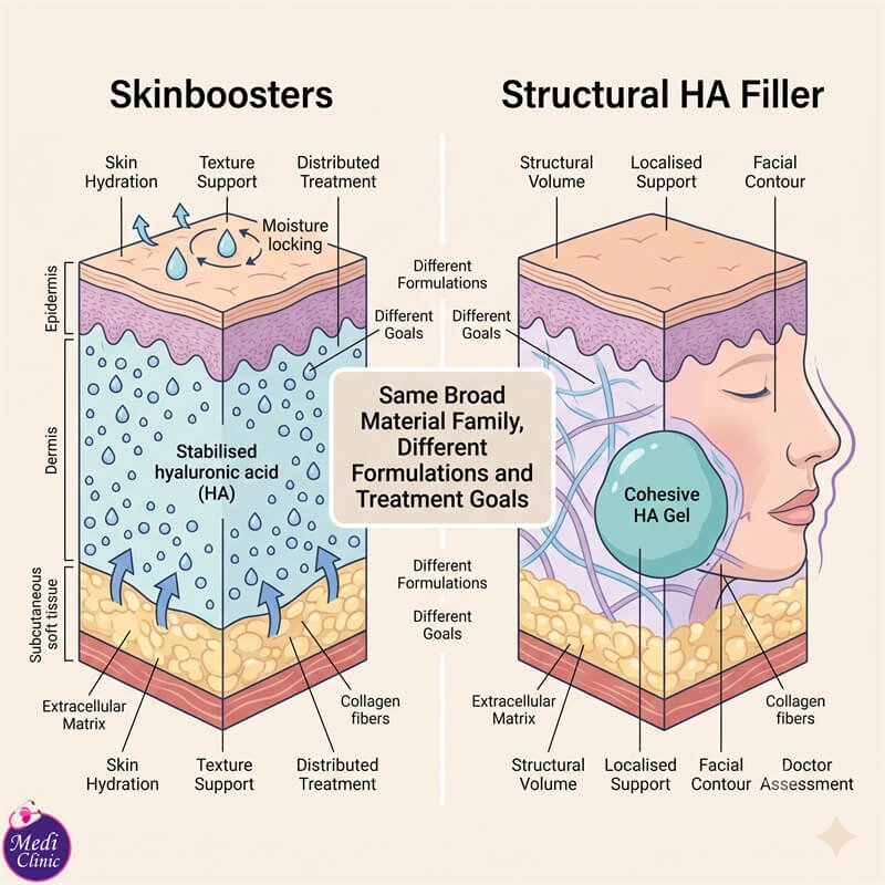 Improved skin hydration after Restylane Skinboosters at our JB clinic Improved skin hydration after Restylane Skinboosters at our JB clinic