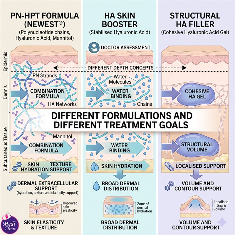 Improved skin hydration and elasticity after treatment at our JB clinic Improved skin hydration and elasticity after treatment at our JB clinic