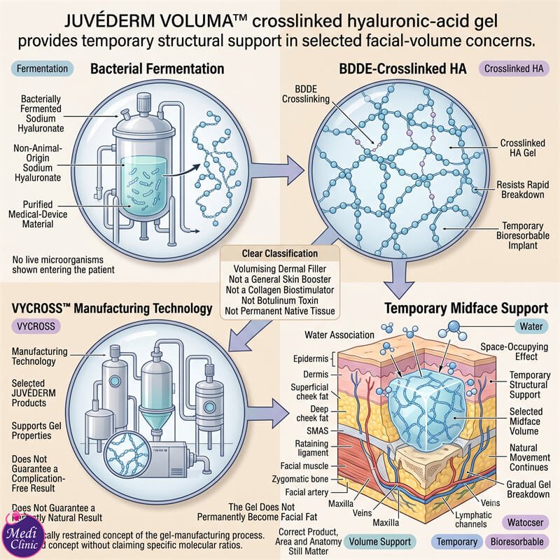 JUVÉDERM VOLUMA filler for selected midface volume in JB SG JUVÉDERM VOLUMA filler for selected midface volume in JB SG