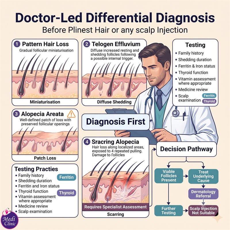 Male pattern hair-loss assessment at Medi Clinic Male pattern hair-loss assessment at Medi Clinic