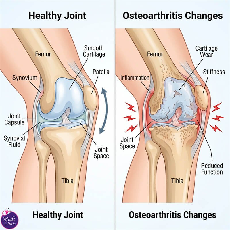Patient consultation for knee osteoarthritis treatment in JB for Singaporean visitor Patient consultation for knee osteoarthritis treatment in JB for Singaporean visitor