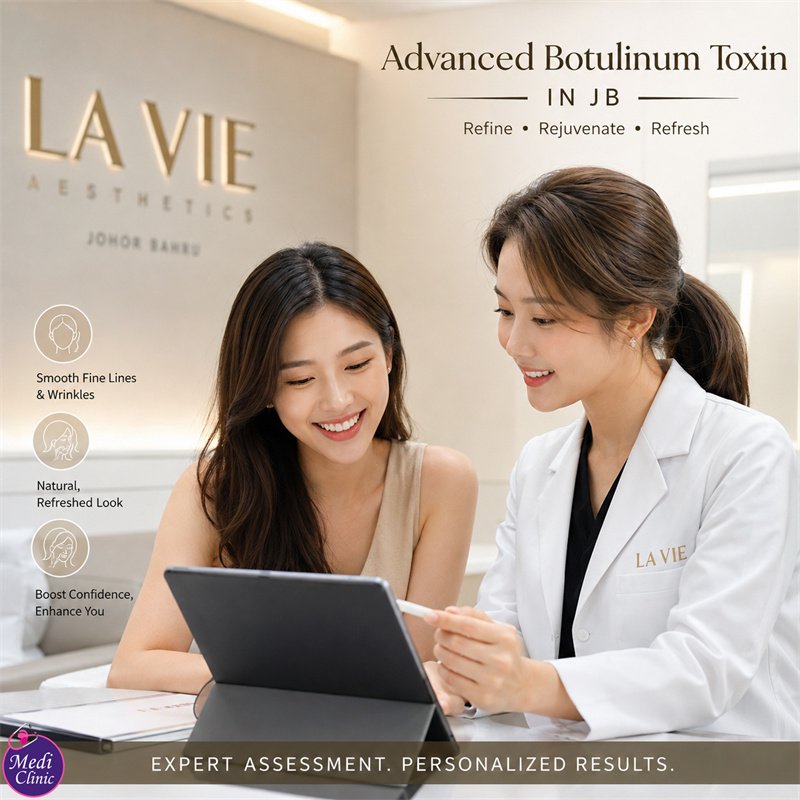Patient discussing nose filler aftercare and safety at Medi Clinic JB SG Patient discussing nose filler aftercare and safety at Medi Clinic JB SG