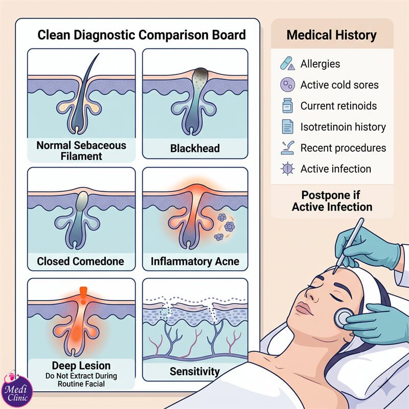 Skin analysis before facial treatment in Iskandar Puteri Skin analysis before facial treatment in Iskandar Puteri