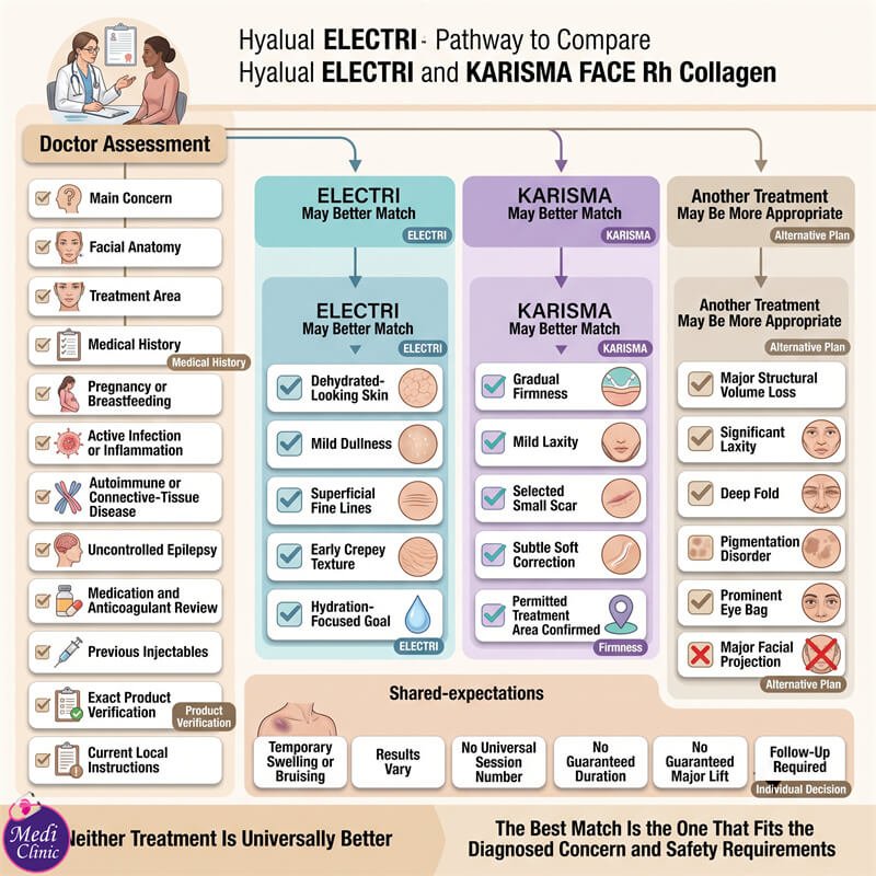 Skin assessment before choosing ELECTRI or KARISMA Skin assessment before choosing ELECTRI or KARISMA