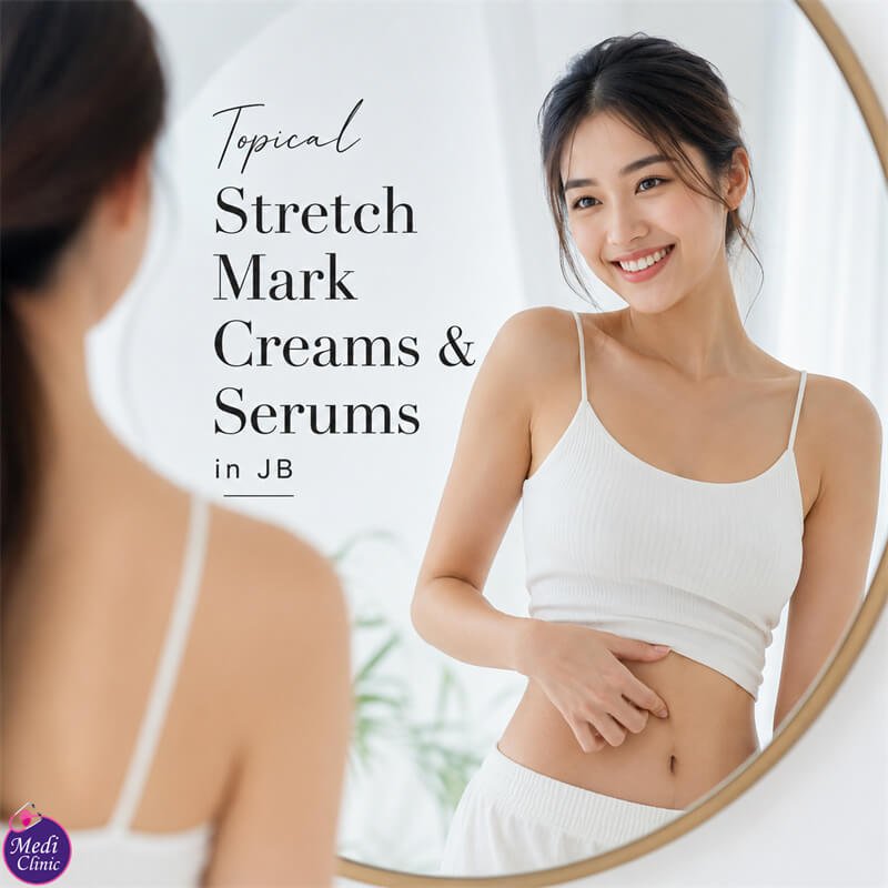 Topical stretch-mark cream consultation at Medi Clinic JB SG Topical stretch-mark cream consultation at Medi Clinic JB SG
