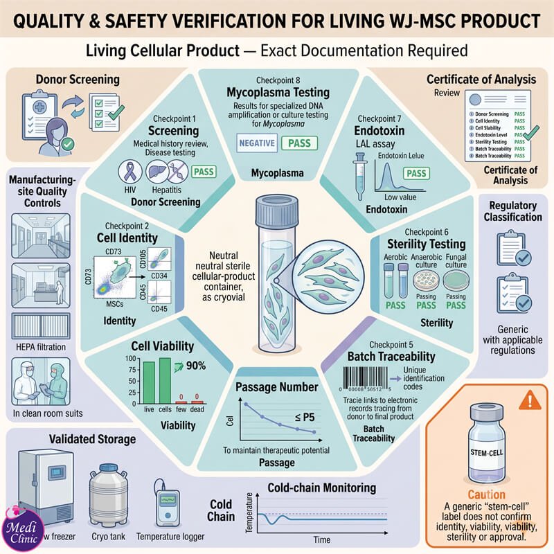Wharton’s Jelly cell therapy safety assessment Wharton’s Jelly cell therapy safety assessment