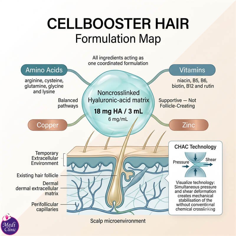 CELLBOOSTER HAIR 3 mL sterile vial JB SG CELLBOOSTER HAIR 3 mL sterile vial JB SG