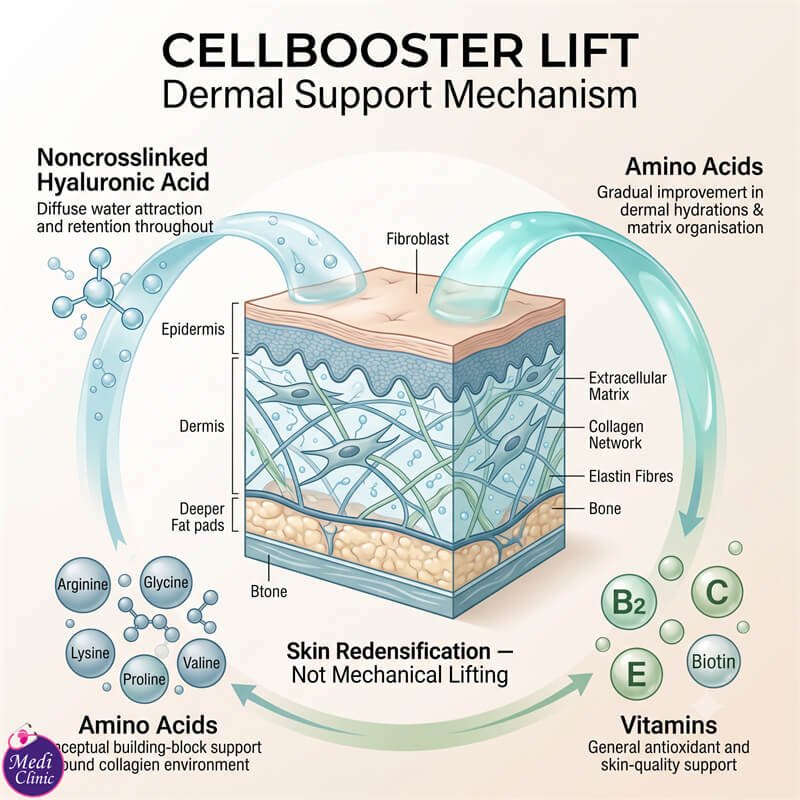CELLBOOSTER LIFT injectable hyaluronic acid rejuvenating complex JB SG CELLBOOSTER LIFT injectable hyaluronic acid rejuvenating complex JB SG