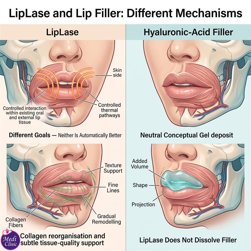Comparison of LipLase and hyaluronic-acid lip filler JB SG Comparison of LipLase and hyaluronic-acid lip filler JB SG