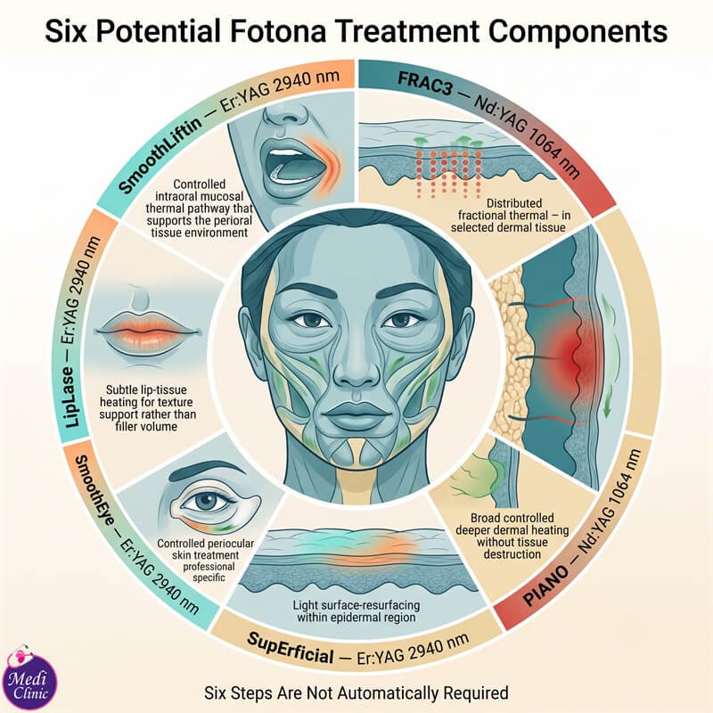 Diagram of Fotona4D SmoothEye and LipLase treatment areas JB SG Diagram of Fotona4D SmoothEye and LipLase treatment areas JB SG