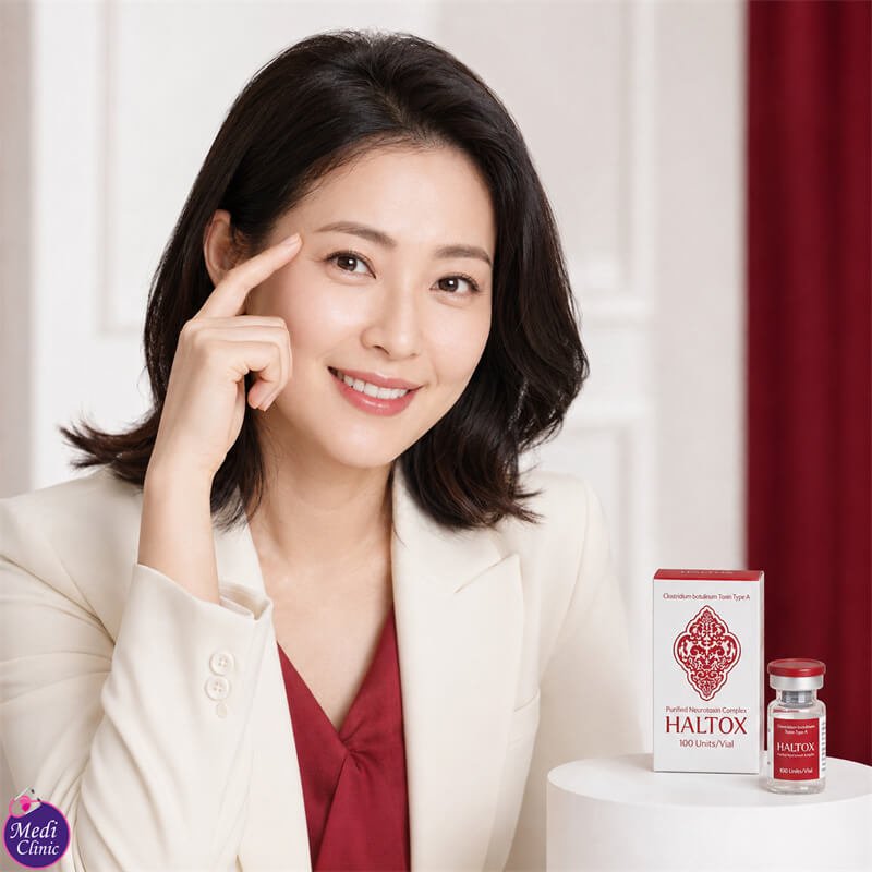 Doctor assessing forehead movement and eyebrow position JB SG Singapore Doctor assessing forehead movement and eyebrow position JB SG Singapore