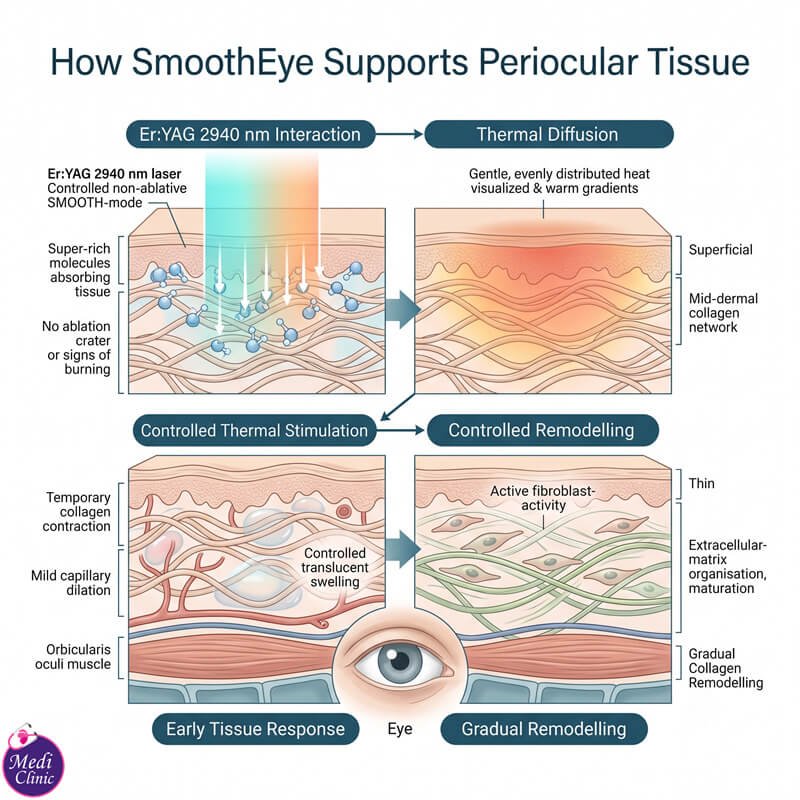 Doctor assessing upper and lower eyelid anatomy for eye-treatment assessment JB SG Doctor assessing upper and lower eyelid anatomy for eye-treatment assessment JB SG
