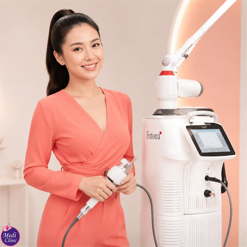 Doctor planning a Fotona 7D treatment programme for patient from Singapore JB SG Doctor planning a Fotona 7D treatment programme for patient from Singapore JB SG