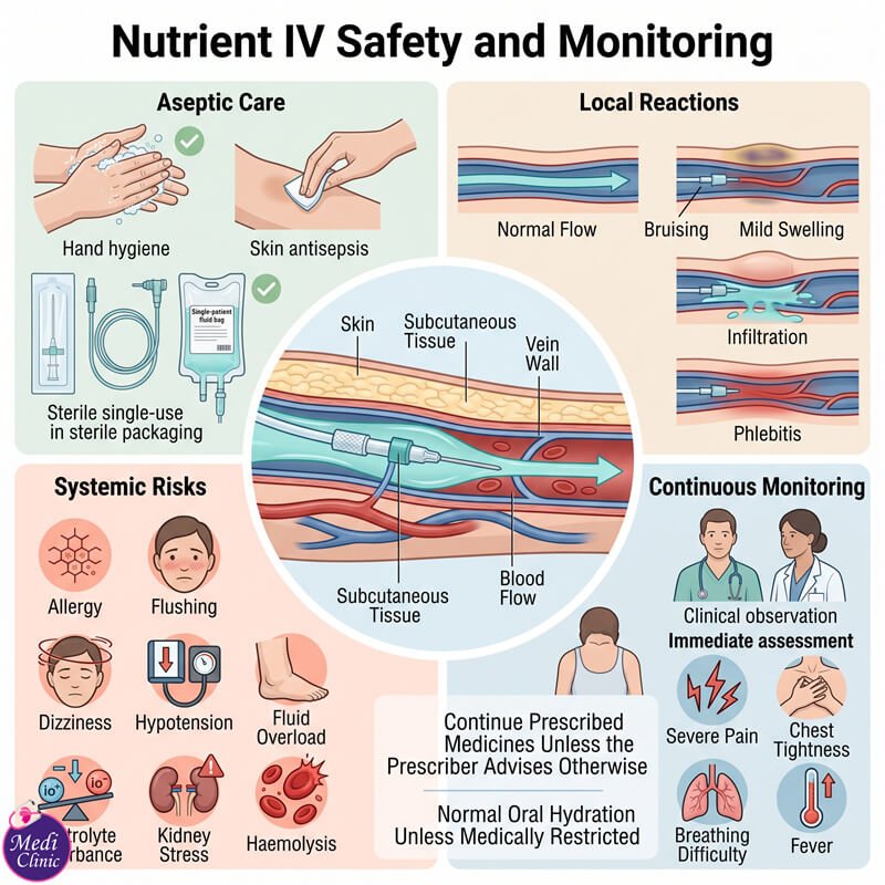 Doctor reviewing kidney and G6PD risk before IV treatment JB SG Doctor reviewing kidney and G6PD risk before IV treatment JB SG