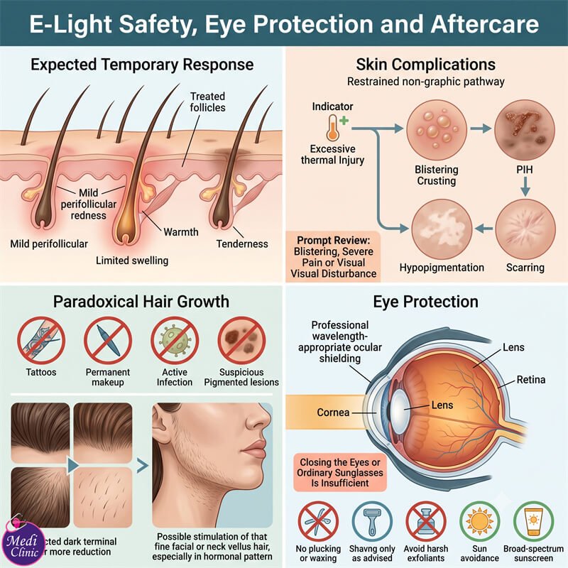 E-Light hair-removal aftercare in Johor Bahru JB SG E-Light hair-removal aftercare in Johor Bahru JB SG