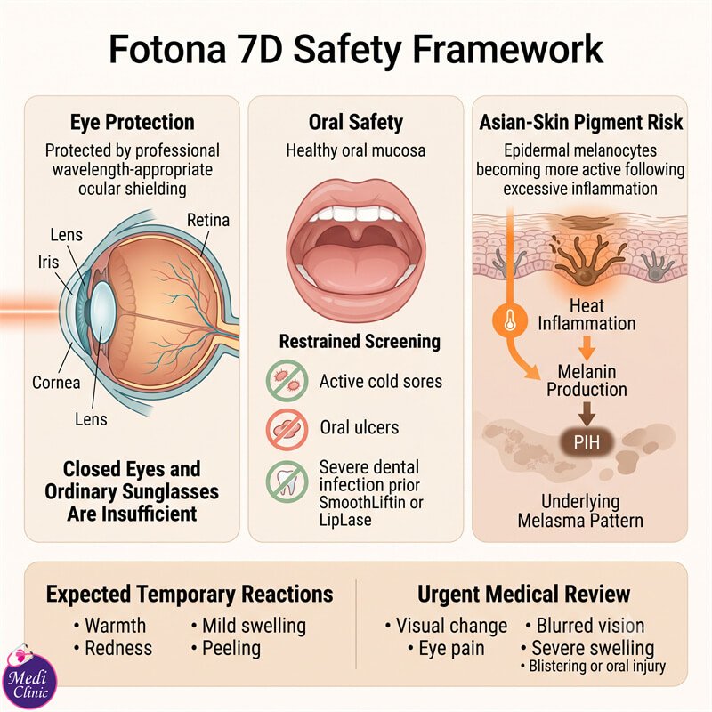 Eye protection during periocular Fotona treatment JB SG Eye protection during periocular Fotona treatment JB SG