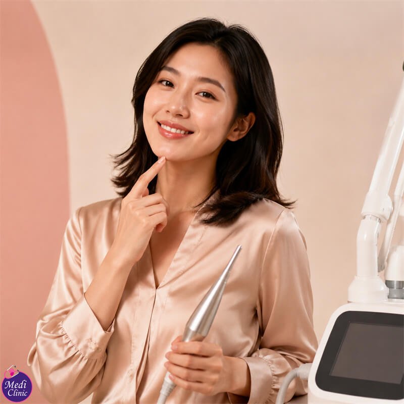 Fotona ErYAG laser used for non-injectable lip treatment JB SG Fotona ErYAG laser used for non-injectable lip treatment JB SG