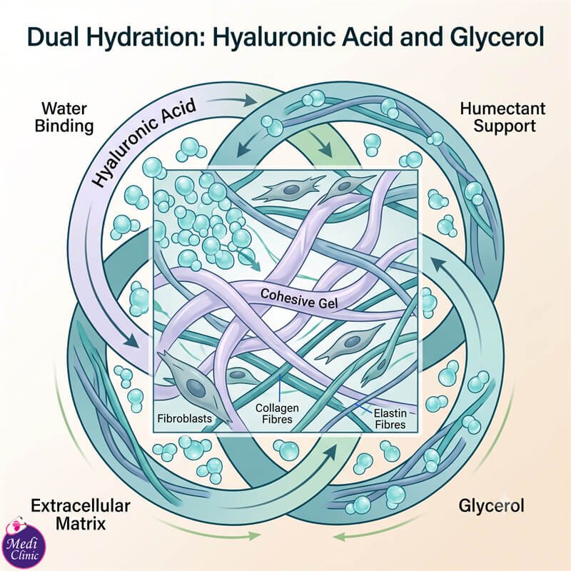 Skin anatomy showing epidermis, dermis and hydration JB SG Skin anatomy showing epidermis, dermis and hydration JB SG