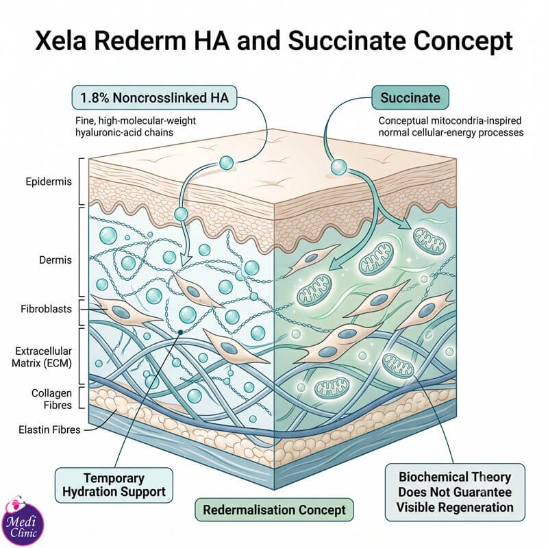Skin anatomy showing epidermis, dermis and hydration for skin boosters JB SG Skin anatomy showing epidermis, dermis and hydration for skin boosters JB SG