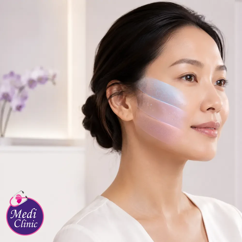 Educational treatment-selection visual for Aesthetic Treatment Aftercare Guide