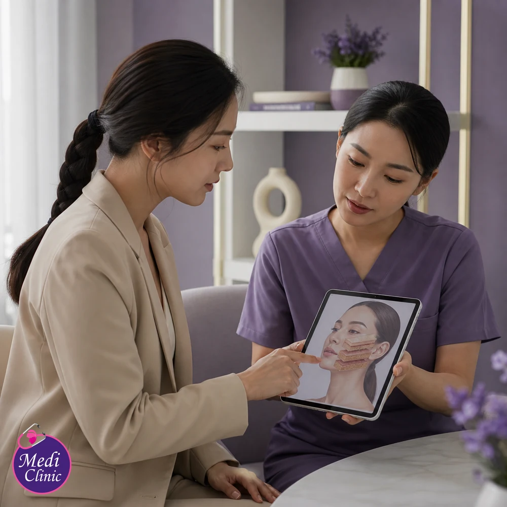 Educational treatment-selection visual for BELOTERO Filler Product Comparison Guide