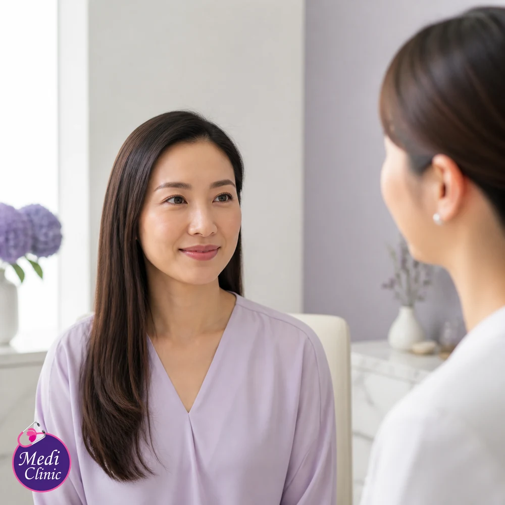 Doctor assessing suitability and contributing factors for Botulinum Toxin Product Comparison Guide
