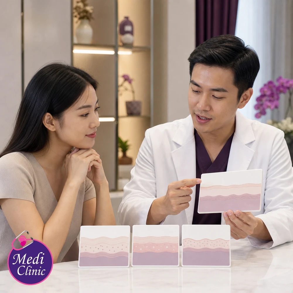 Educational treatment-selection visual for How to Choose an Aesthetic Clinic