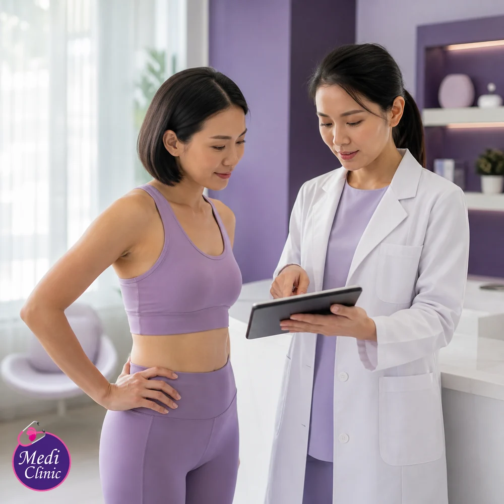 Non-invasive health assessment before a doctor-supervised weight-management plan