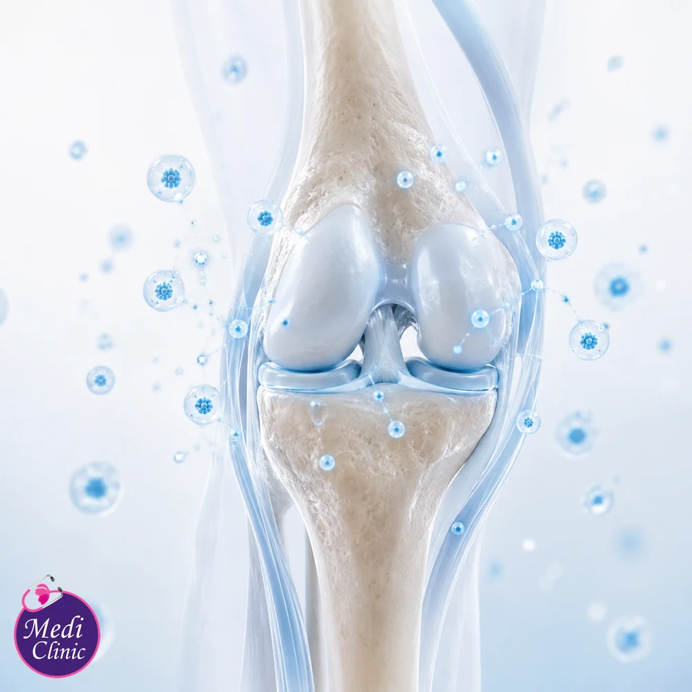 Extracellular vesicle communication around a knee joint Extracellular vesicle communication around a knee joint