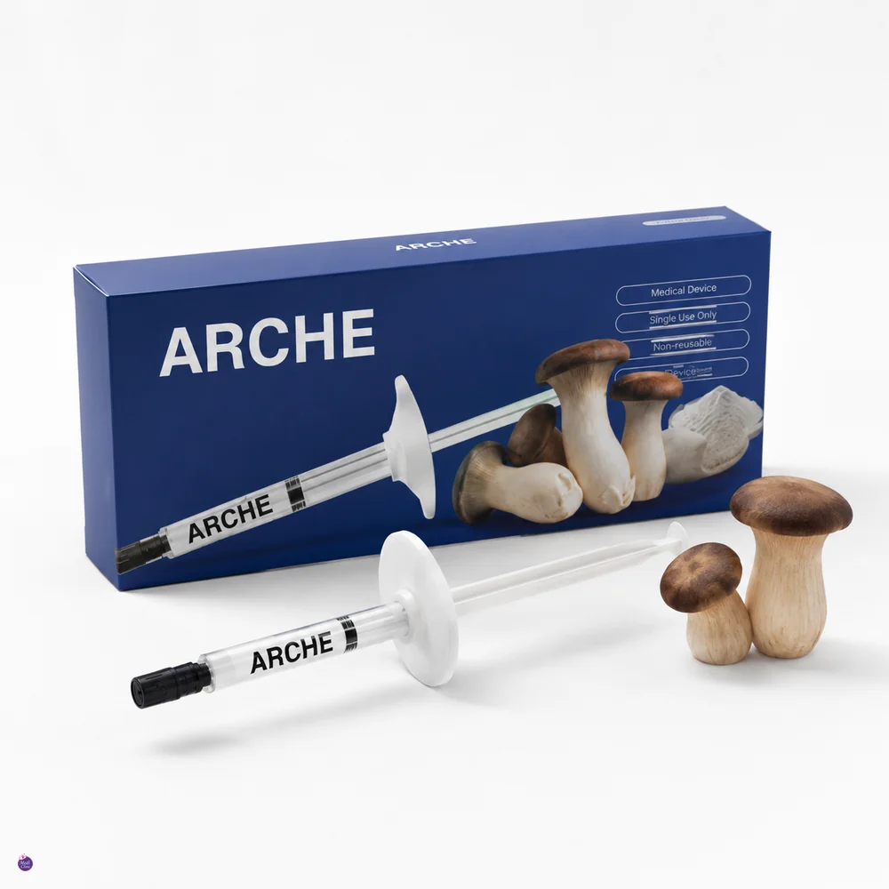 ARCHE chitosan wound care product on a white background ARCHE chitosan wound care product on a white background